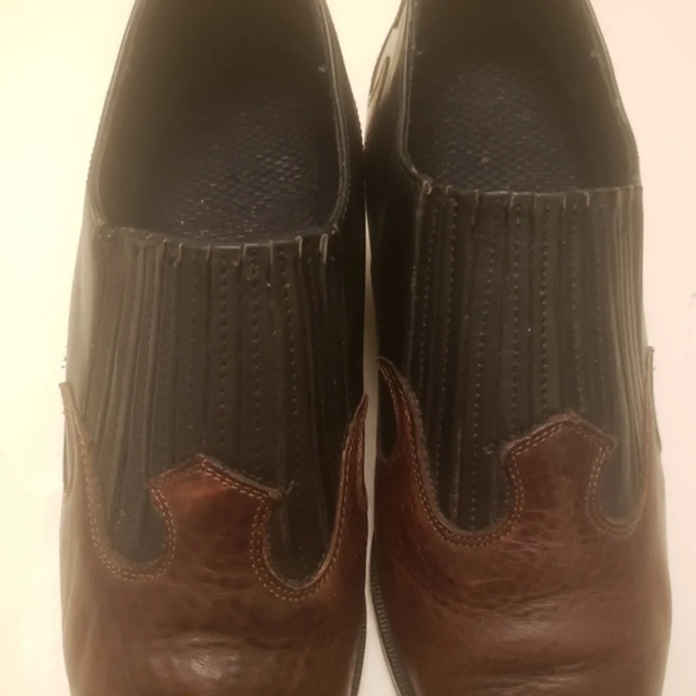 Dingo‎ Western Style Black brown Leather ankle Booties